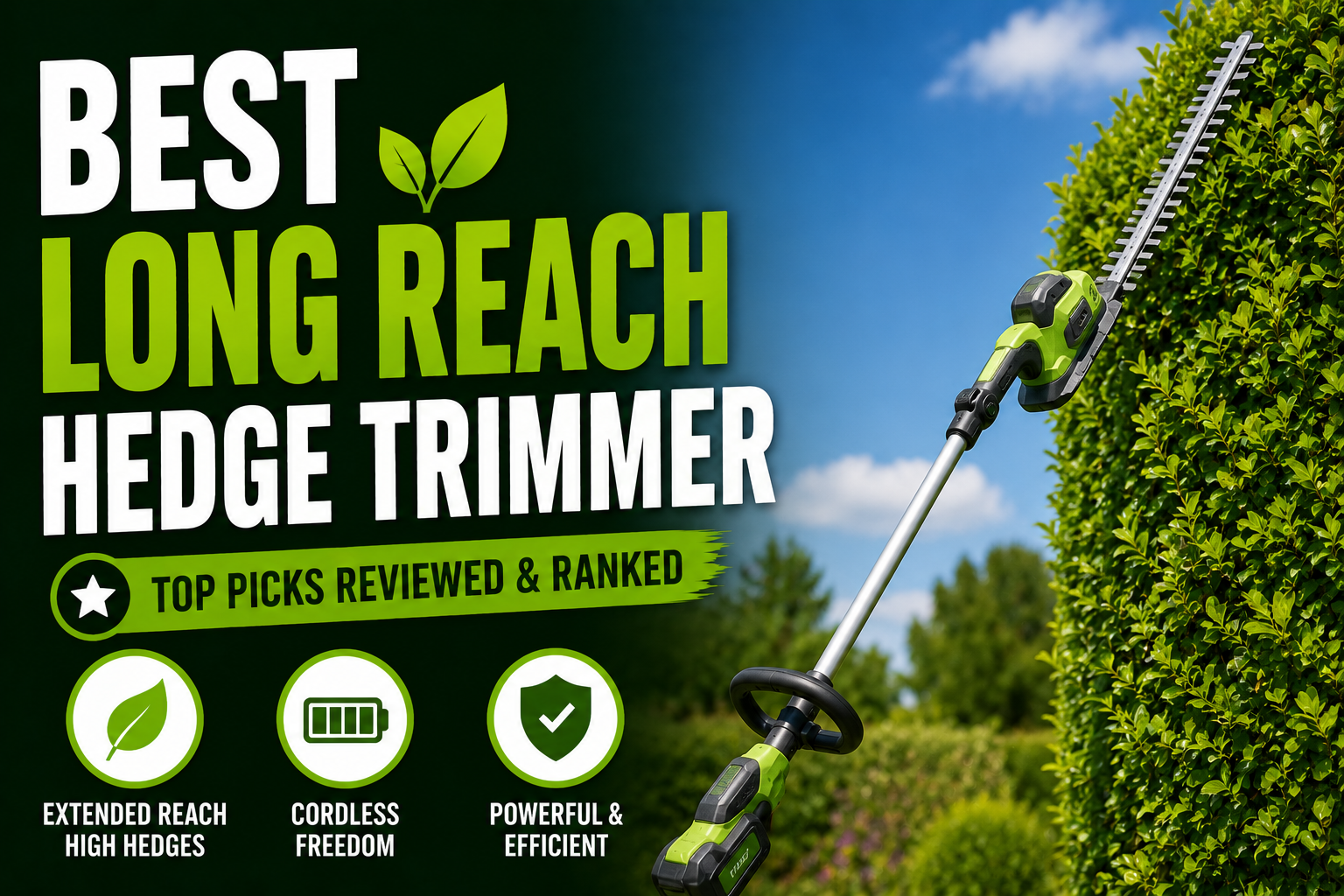 Best Long Reach Hedge Trimmer UK 2026